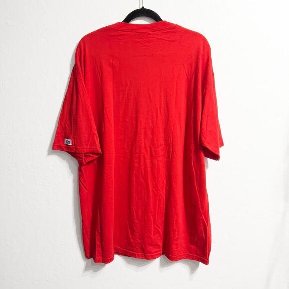 Vintage Lee Tee Shirt 49ers Mens XXL Football San Francisco Crew Neck Tshirt Red - Picture 2 of 10